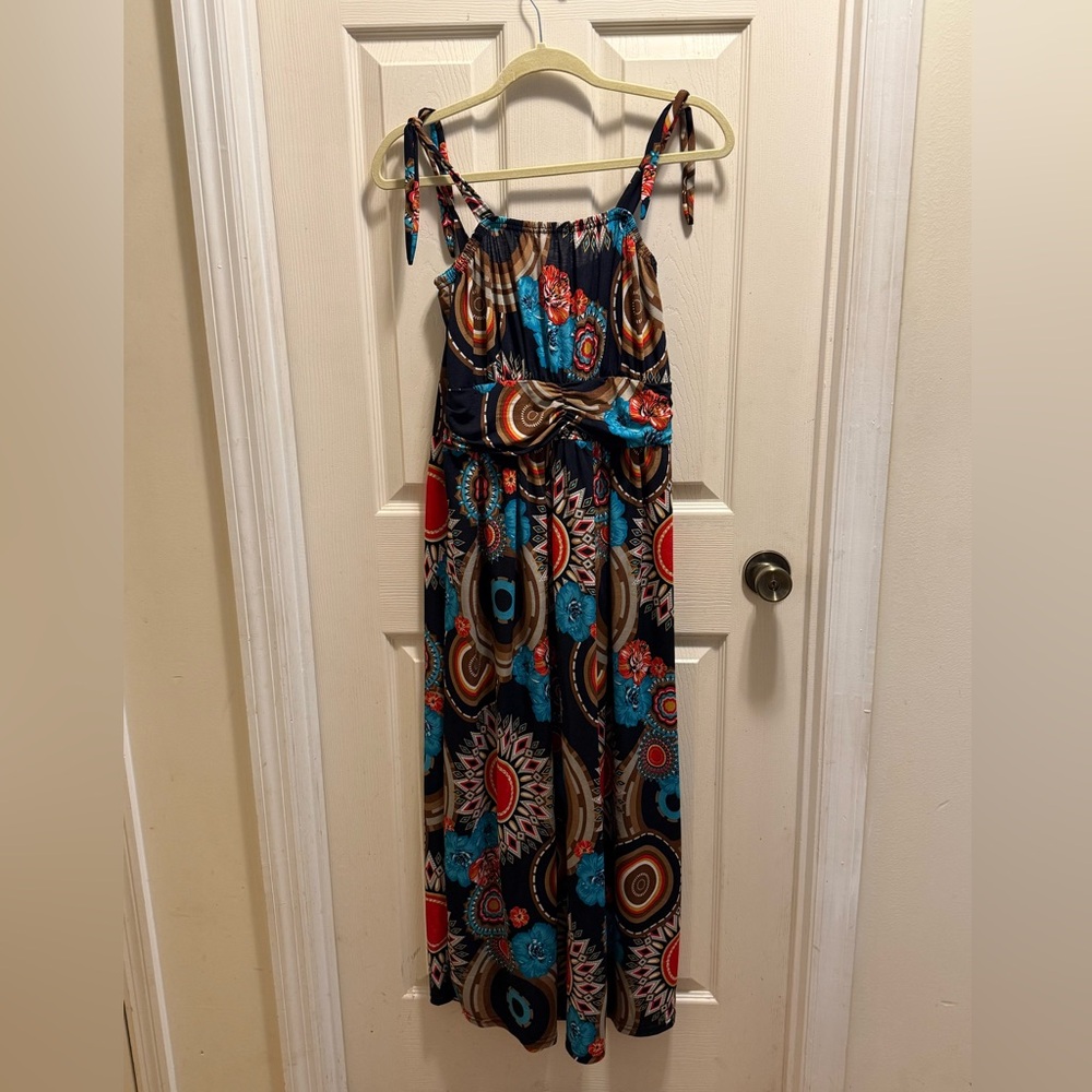 Colorful Bohemian Maxi Dress L/XL